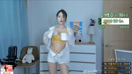 AfreecaTV主播唐蕾BJ쥬아2021年4月7日直播视频舞蹈剪辑054807